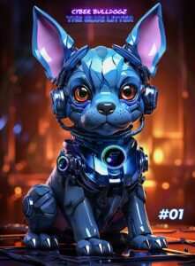 BTAF Token Cyber Dogz: Collection 2 Blue Litter Azure Alpha